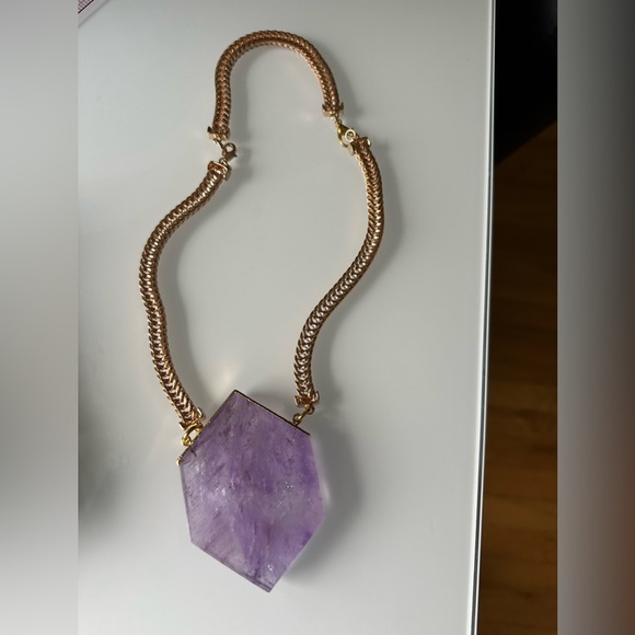 BCP Jewelry - BCP Barbara C. Pellegrino 18" Amethyst Crystal Necklace